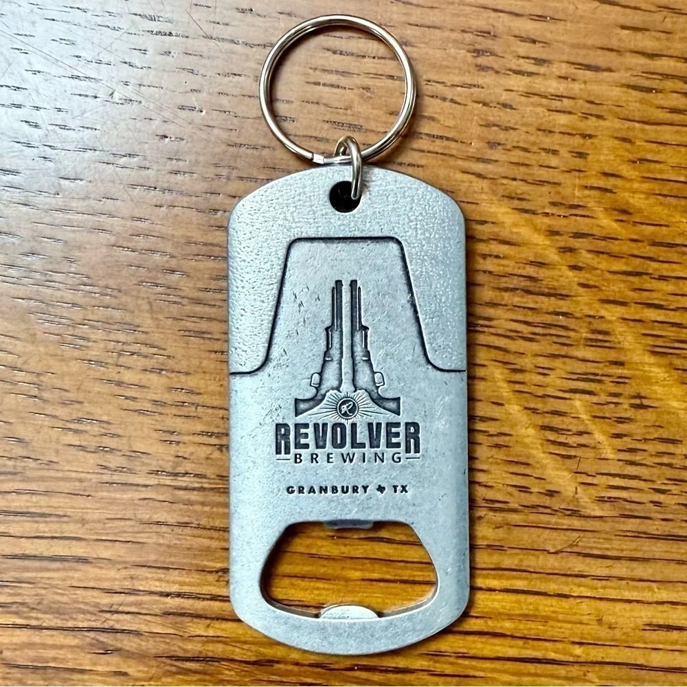 Revolver Brewing Bottle Opener Keychain